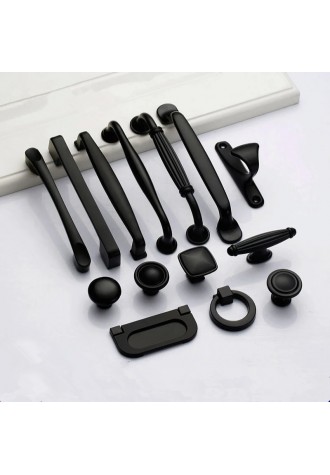 Black Handles for Furniture Cabinet Knobs and Handles Kitchen Handles Drawer Knobs Cabinet Pulls Cupboard