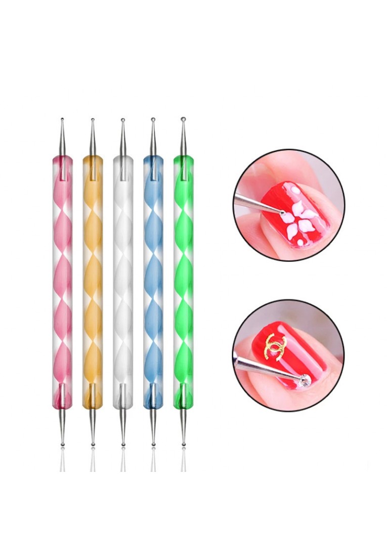 Crystal Rod Dot Pen 5pcs Nail Pen Set5 7