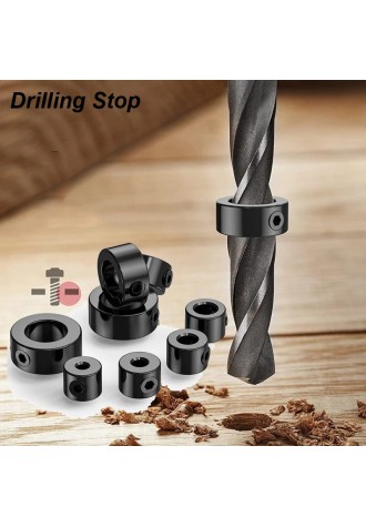 Drill Depth Stop Bit Collar Set 33