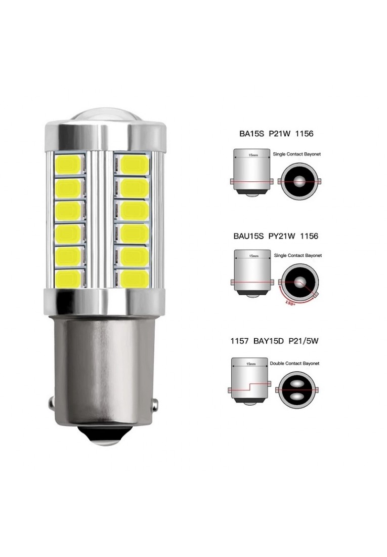 PY21W P21 5W 1156 Ba15s 1157 Bay15d For Car LED Bulbs Turn Signal Light